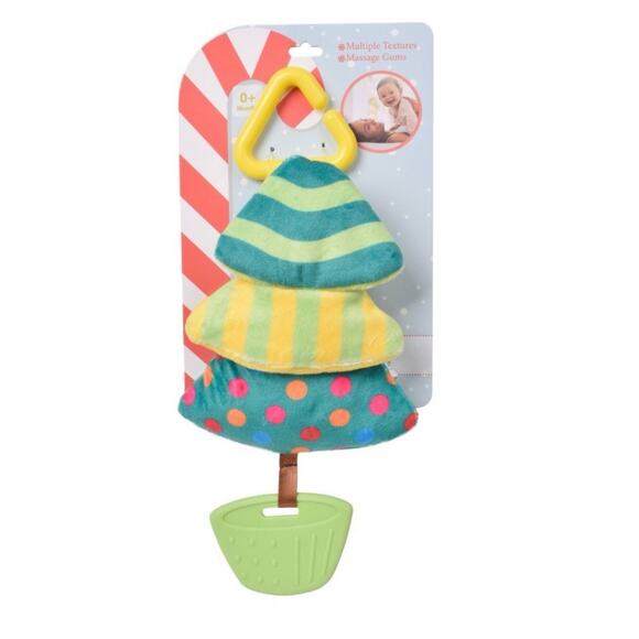Sunny Days Christmas Tree Chimes Multi Textures Massage Gums - Picture 1 of 4